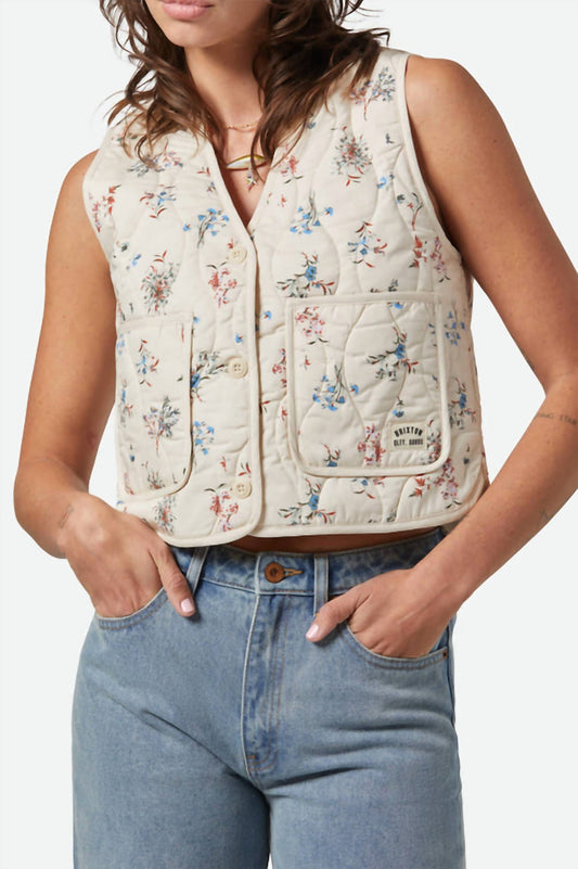Brixton - Field Floral Quilted Vest