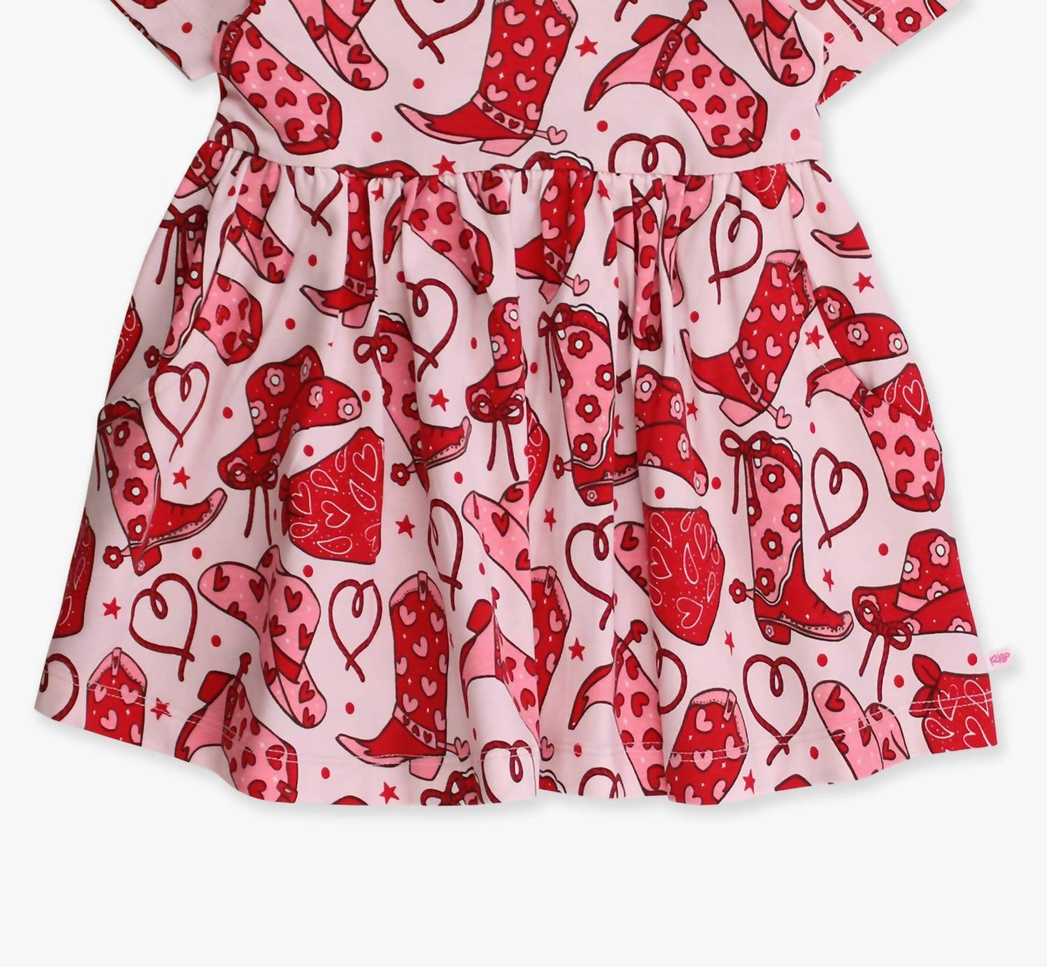 Rufflebutts - Short Sleeve Knit Twirl Dress