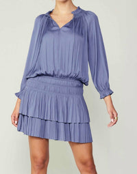 Current Air - Aurelie Pleated Mini Dress