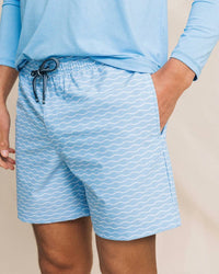 Southern Tide - Men's Ocean Echo Maritime Swim Trunk