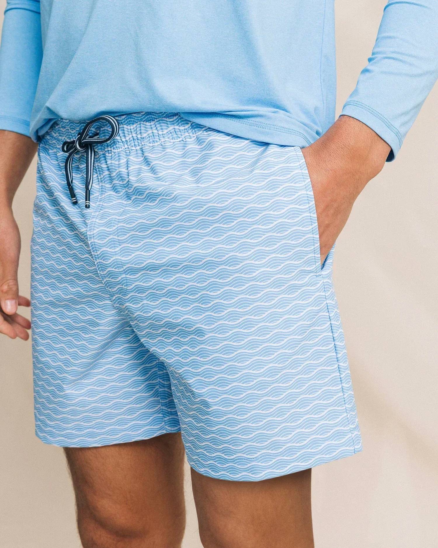 Southern Tide - Men's Ocean Echo Maritime Swim Trunk