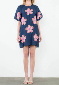 Thml - Sasha Flower Embroidered Dress
