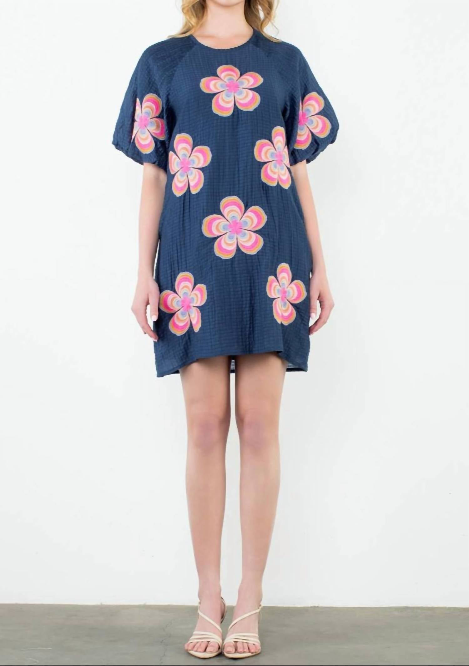 Thml - Sasha Flower Embroidered Dress