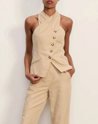 Veronica Beard - Pacey Halter Vest Top