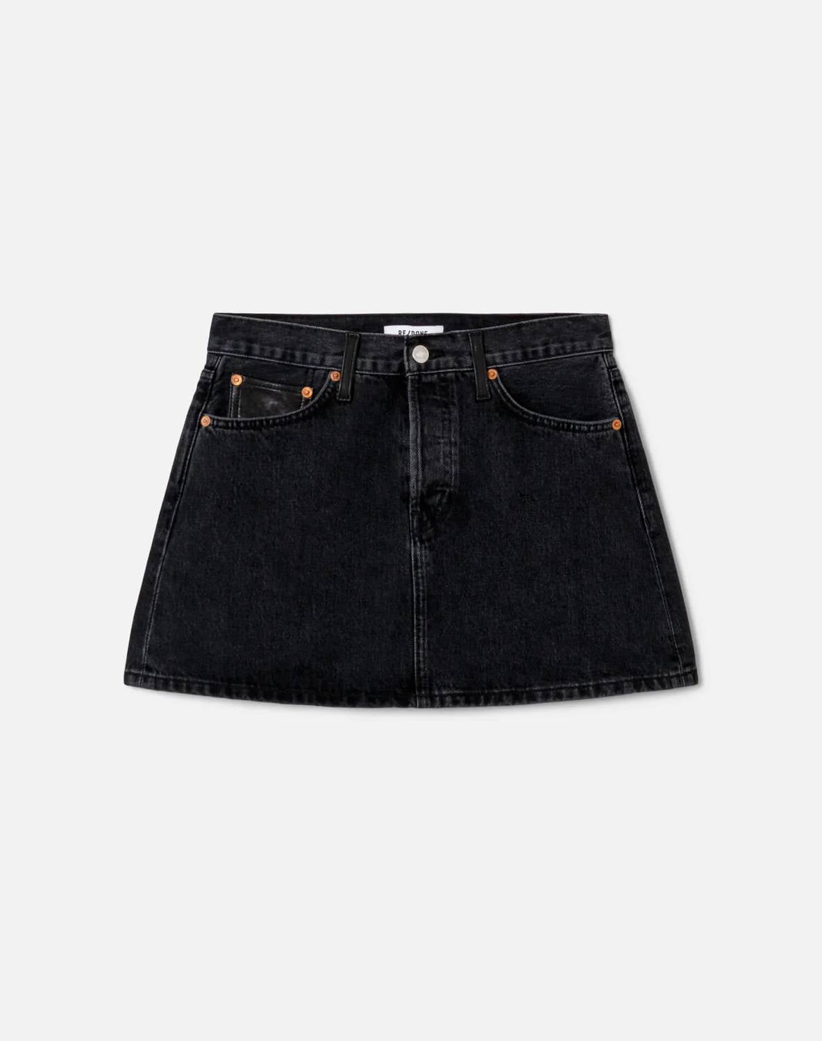Re/Done - Classic A-line Cotton Skirt