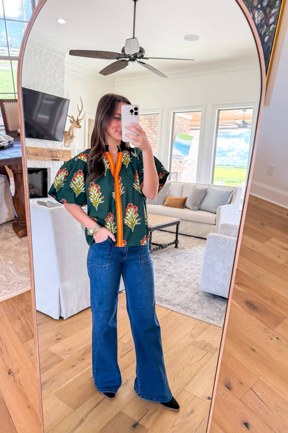 Thml - Forrest Blooms Top