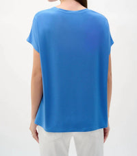 Joseph Ribkoff - Straight Hammered Recycled Satin Top