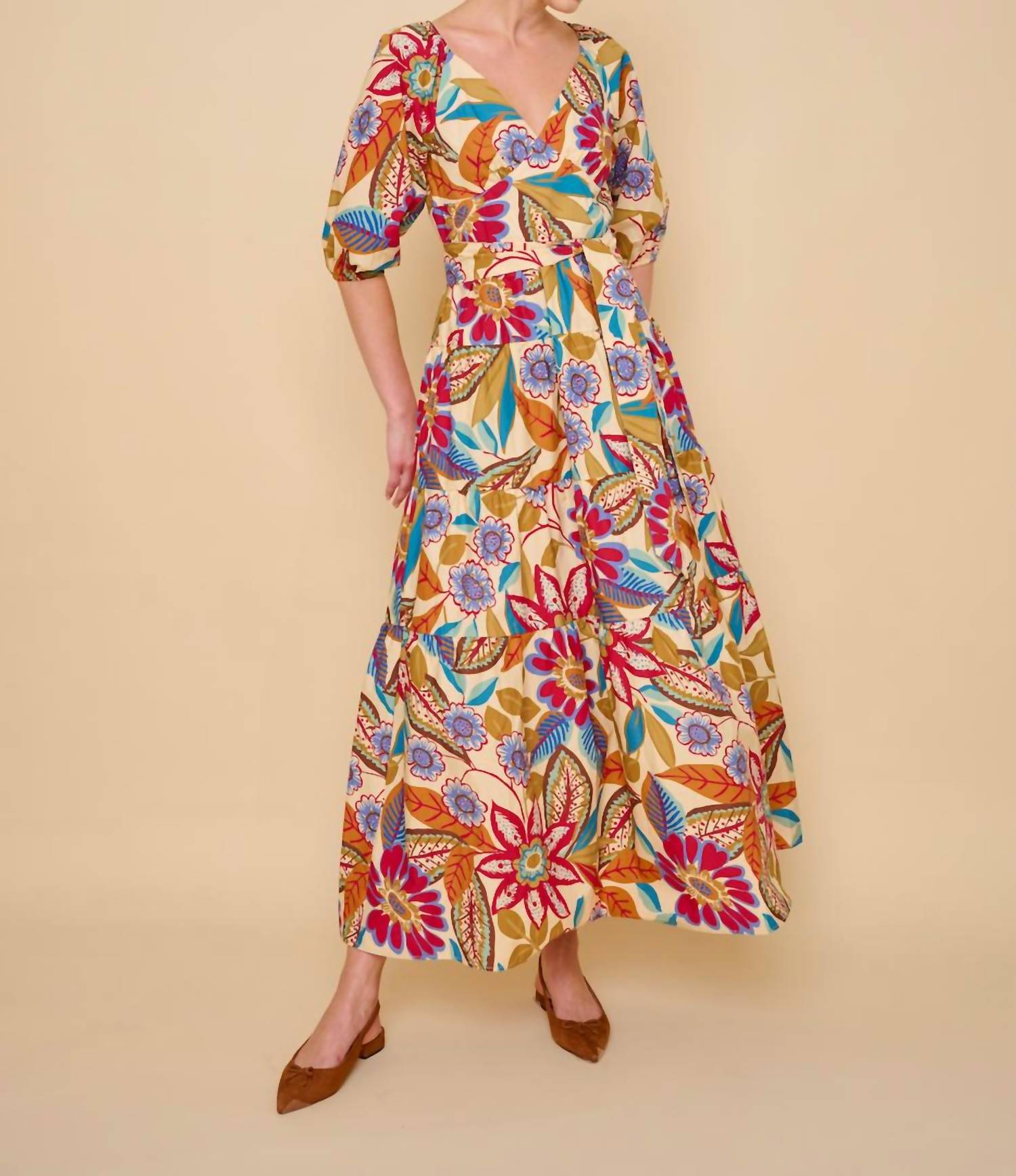 Flora Bea Giulio Dress in sunce - women's dress