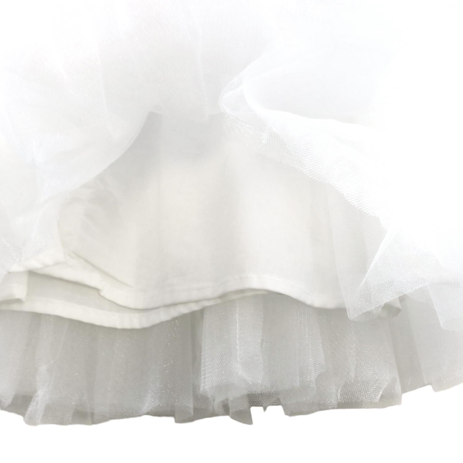 Doe A Dear - Girls Floral Embroidered Sheer Dress