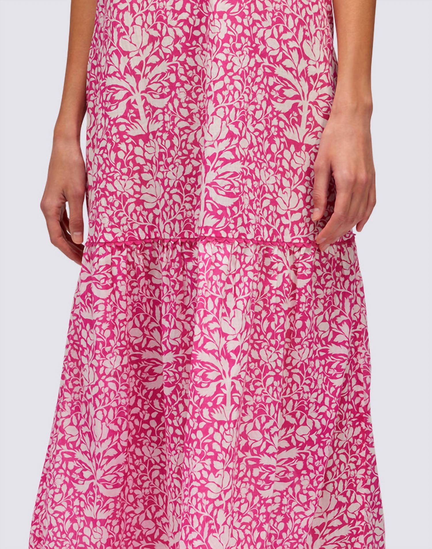 Sundek - Piping And Adjustable Straps Maxi Dress