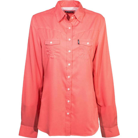 Hooey - Sol Competition Rose Long Sleeve Shirt