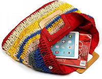 Andrea Bijoux - Women's Striped Woven Bag