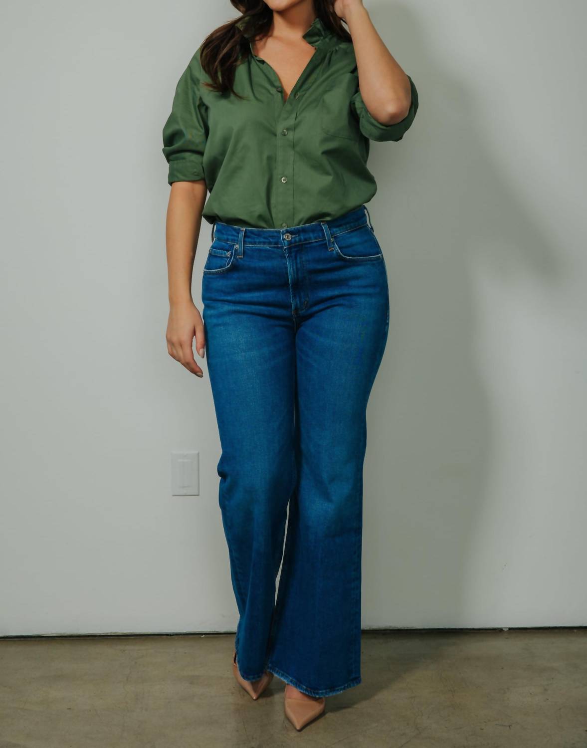 Shop Kmj - Southern Lover Button Down Top