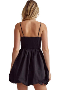 Entro - Marisa Spaghetti Strap Bubble Mini Dress