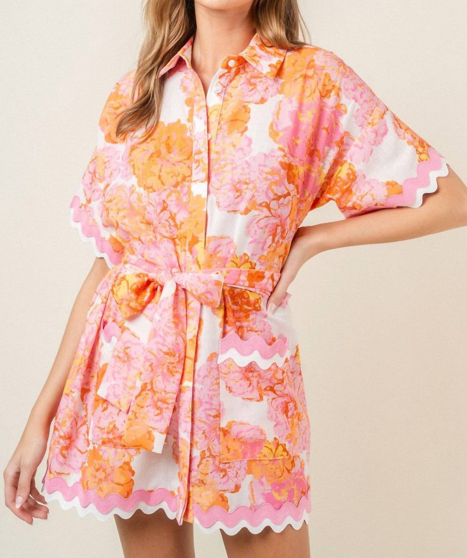 Fore Collection - Sweet Sensation Belted Dress