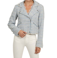 Love Token - TWEED MOTO JACKET