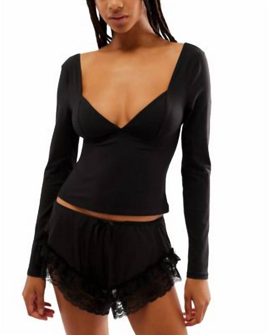 Free People - Duo Corset Long Sleeve Top