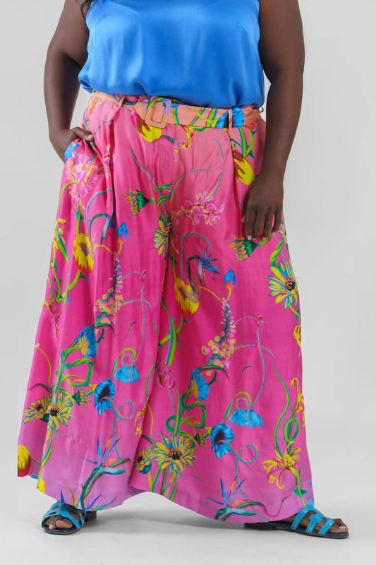 La Fuori - Armorosa Gardenia Flared Pants - Plus