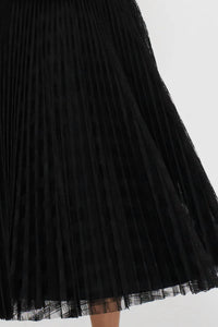 Lucy Paris - Madison Textured Pleated Skirt