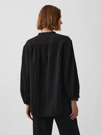 New In - Cotton Gauze Oversized Shirt
