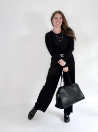 Rose & Crown - Satin Crinkle Pant