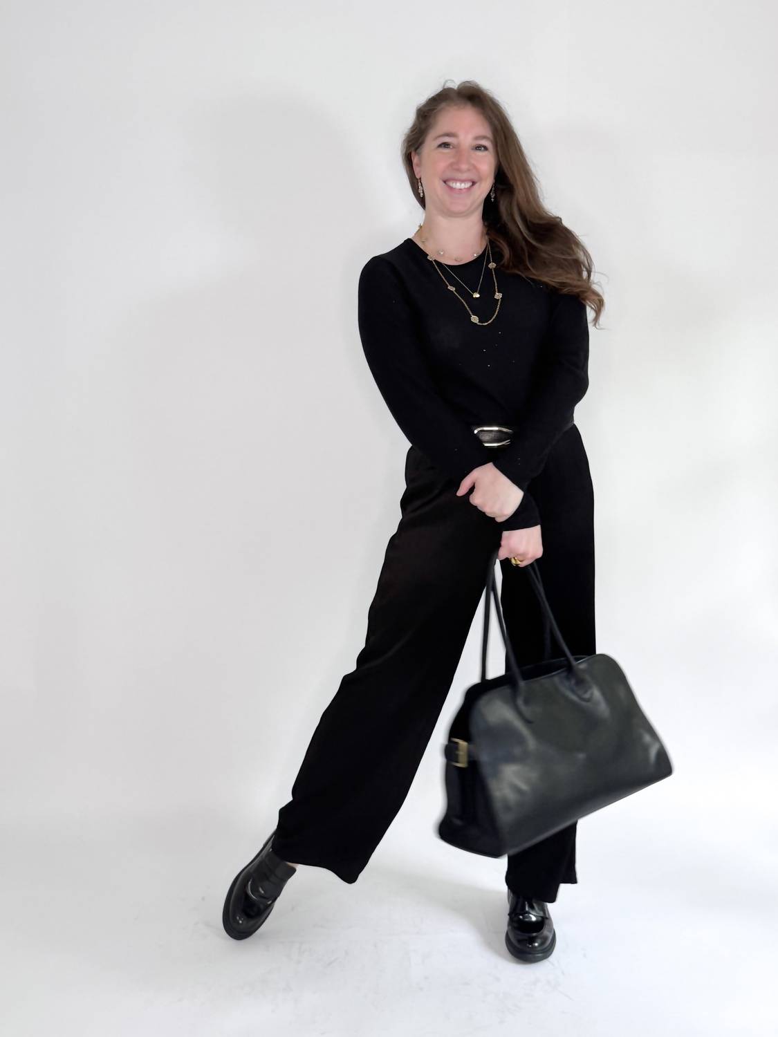 Rose & Crown - Satin Crinkle Pant
