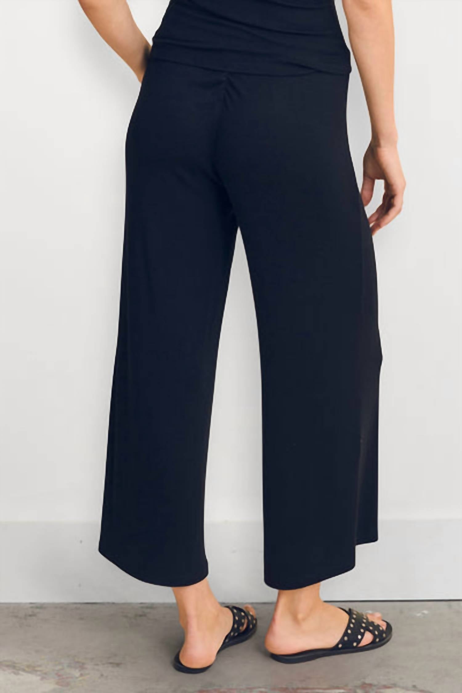 Lamade - Shirred Back Crop Culotte Pants