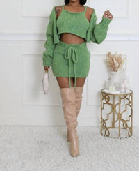 Little Secret Of Mine - Knit Me Baby One More 3-piece Set
