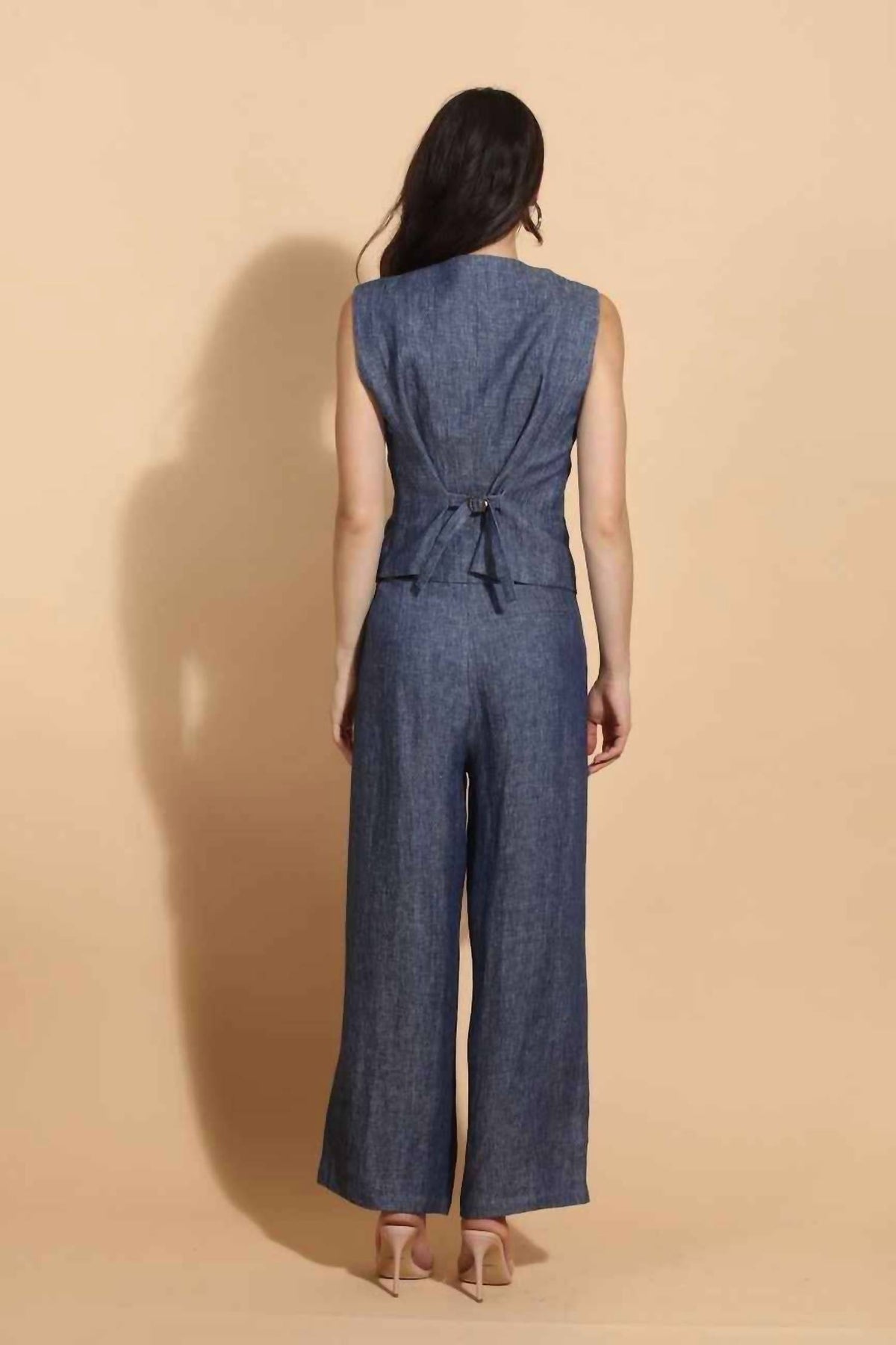 Jessie Liu - Linen Twill Vest
