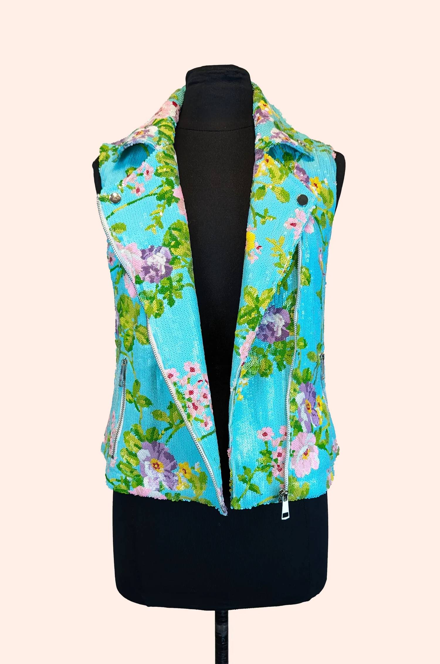 Berek - Palm Springs Floral Sequin Vest
