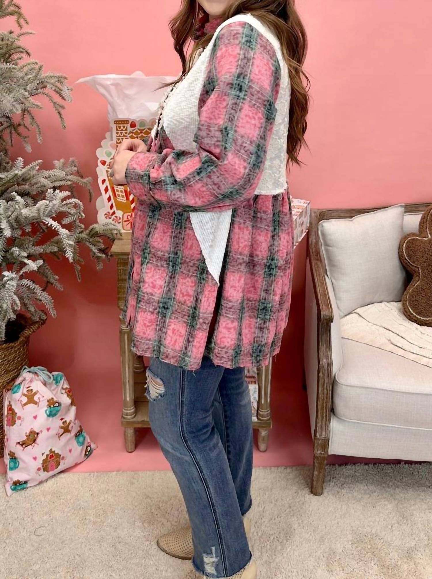 Pol - Long-sleeve Oversized Fit Shirt