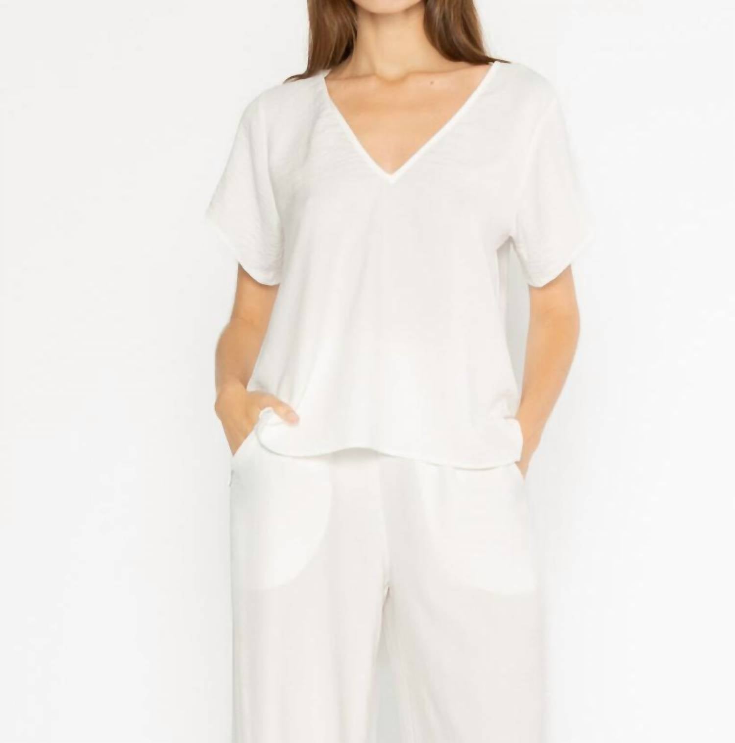 Ripley Rader - Everyday Crepe V Neck Blouse