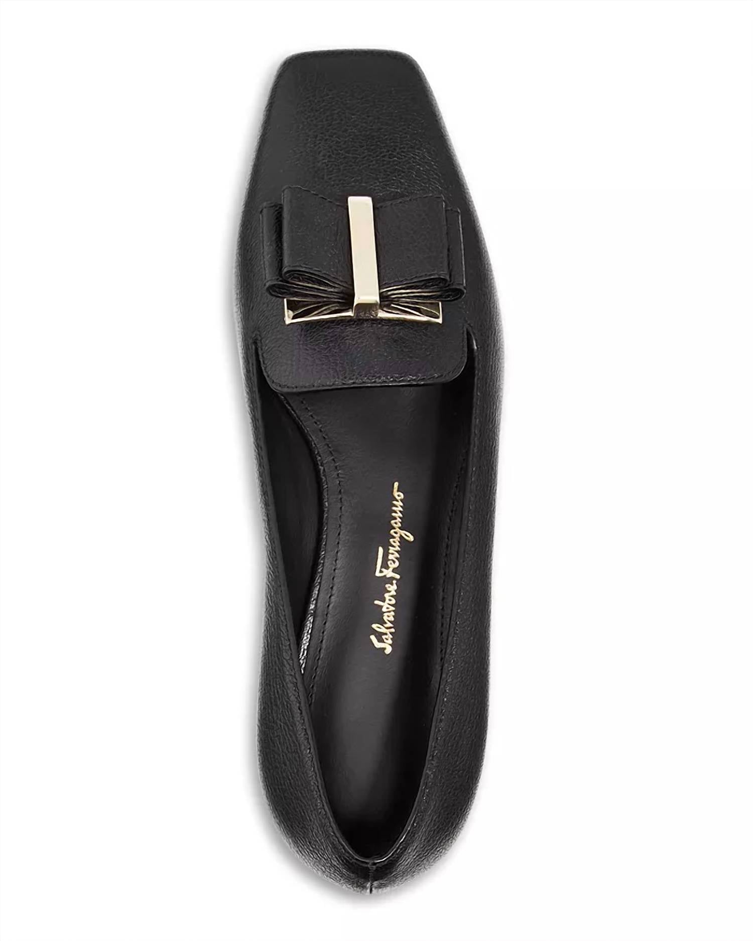 Salvatore Ferragamo - Women's Zaneta Square Toe Loafer Flats