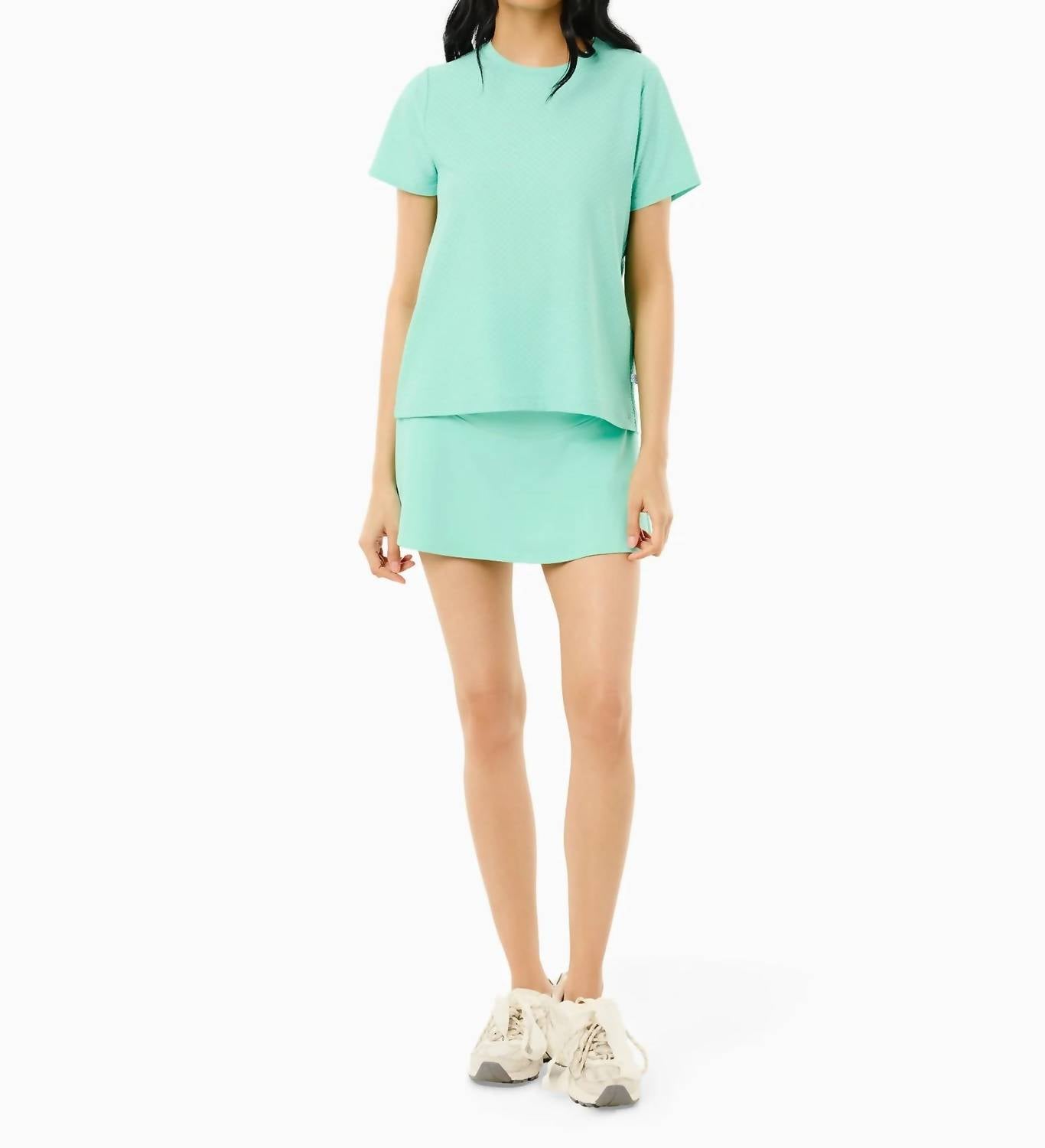 Addison Bay - Active Mesh Walnut Short Sleeve Tee