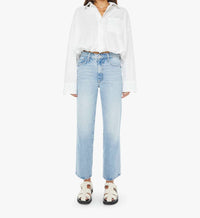 Mother - Rambler Zip Flood Straight Leg Jeans