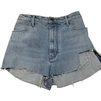 Rta - Women's High Rise Raw Hem Denim Shorts