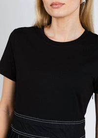 Elliott Lauren - Knit Woven Combo Dress