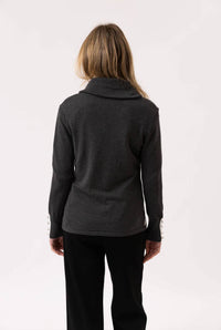 Marble - Classic Fit Cowl Neck Sweater