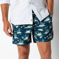 Duck Head - Print Sailport 6" Swim Short