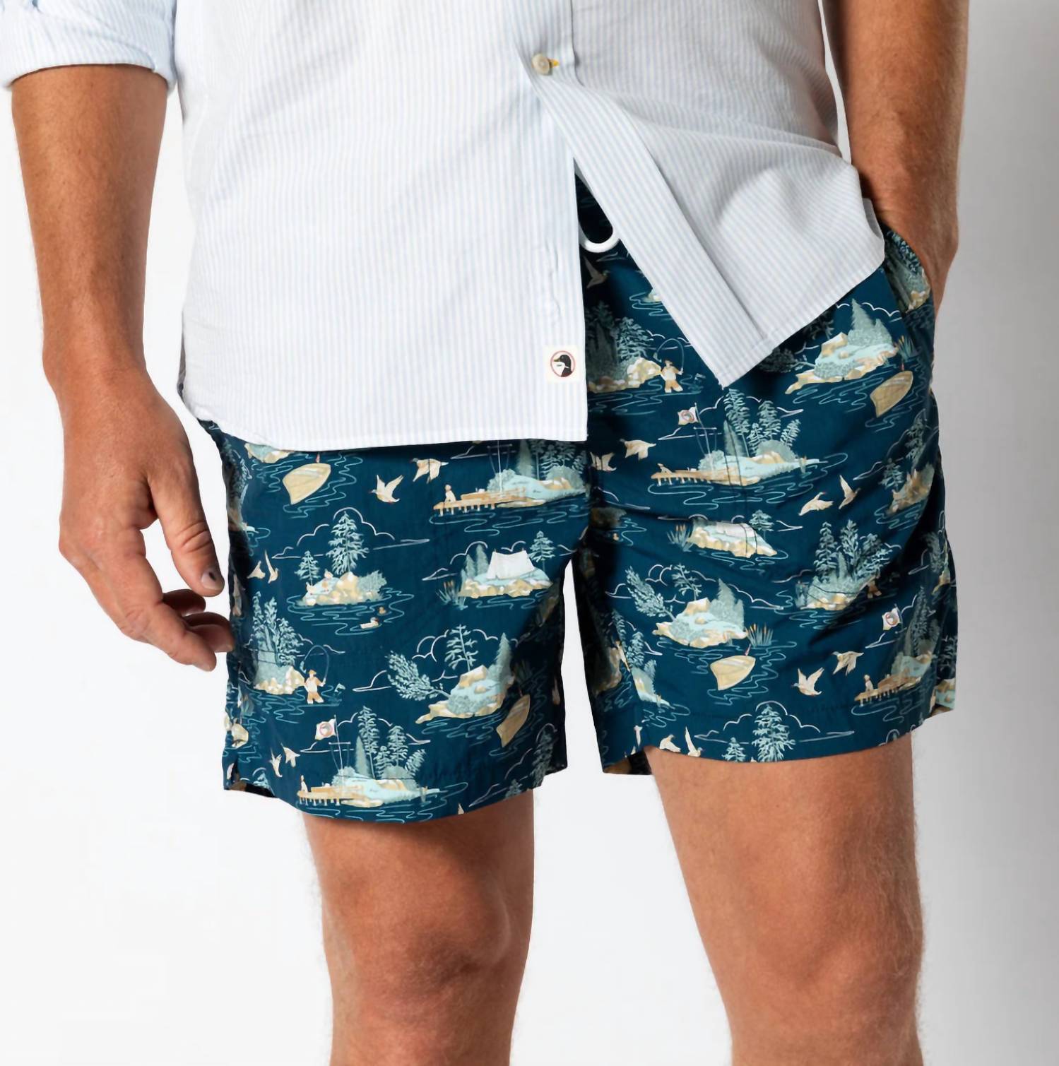 Duck Head - Print Sailport 6" Swim Short