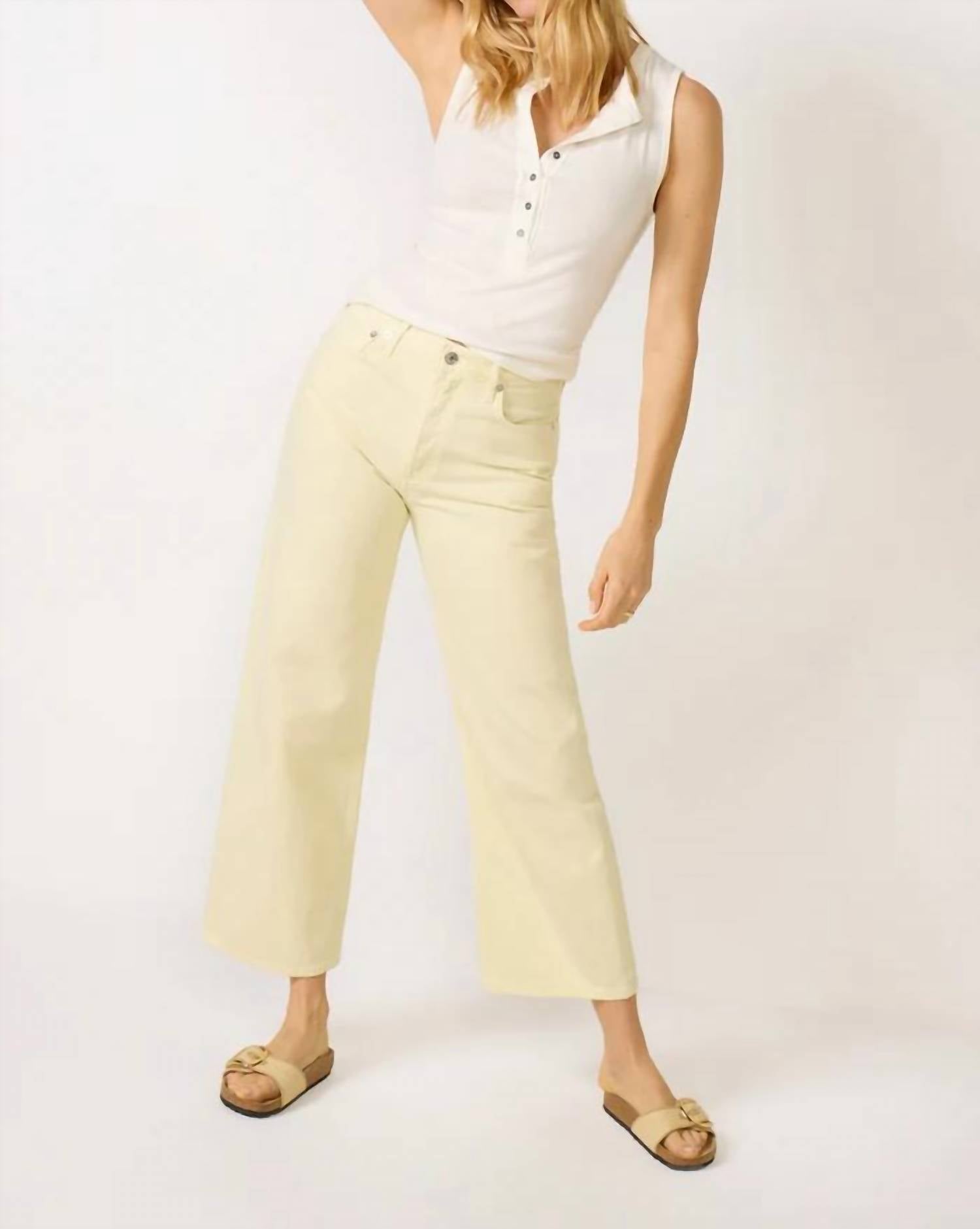 Agolde - Ren High Rise Wide Leg Jeans