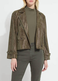 Lysse - Emory Vegan Suede Moto Jacket