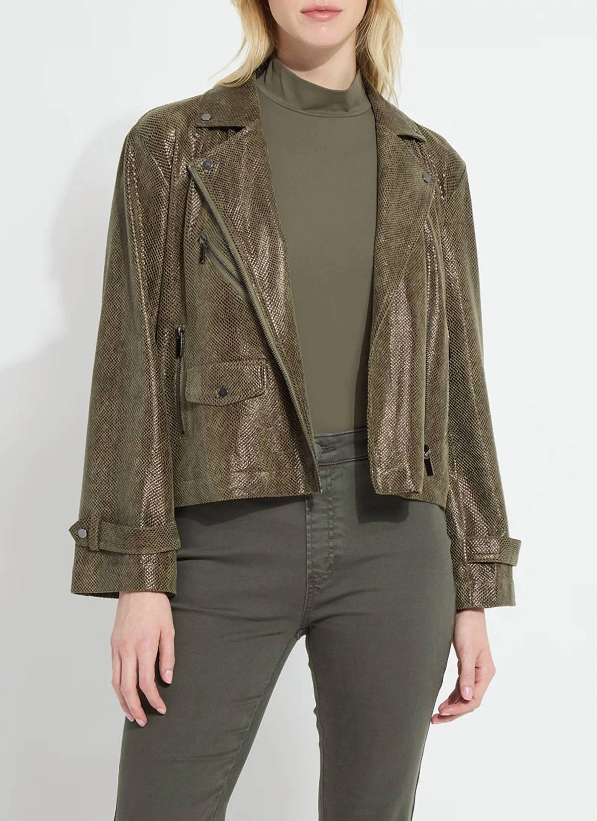 Lysse - Emory Vegan Suede Moto Jacket