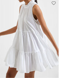 Rhodes Poplin Sleeveless Tiered Dress