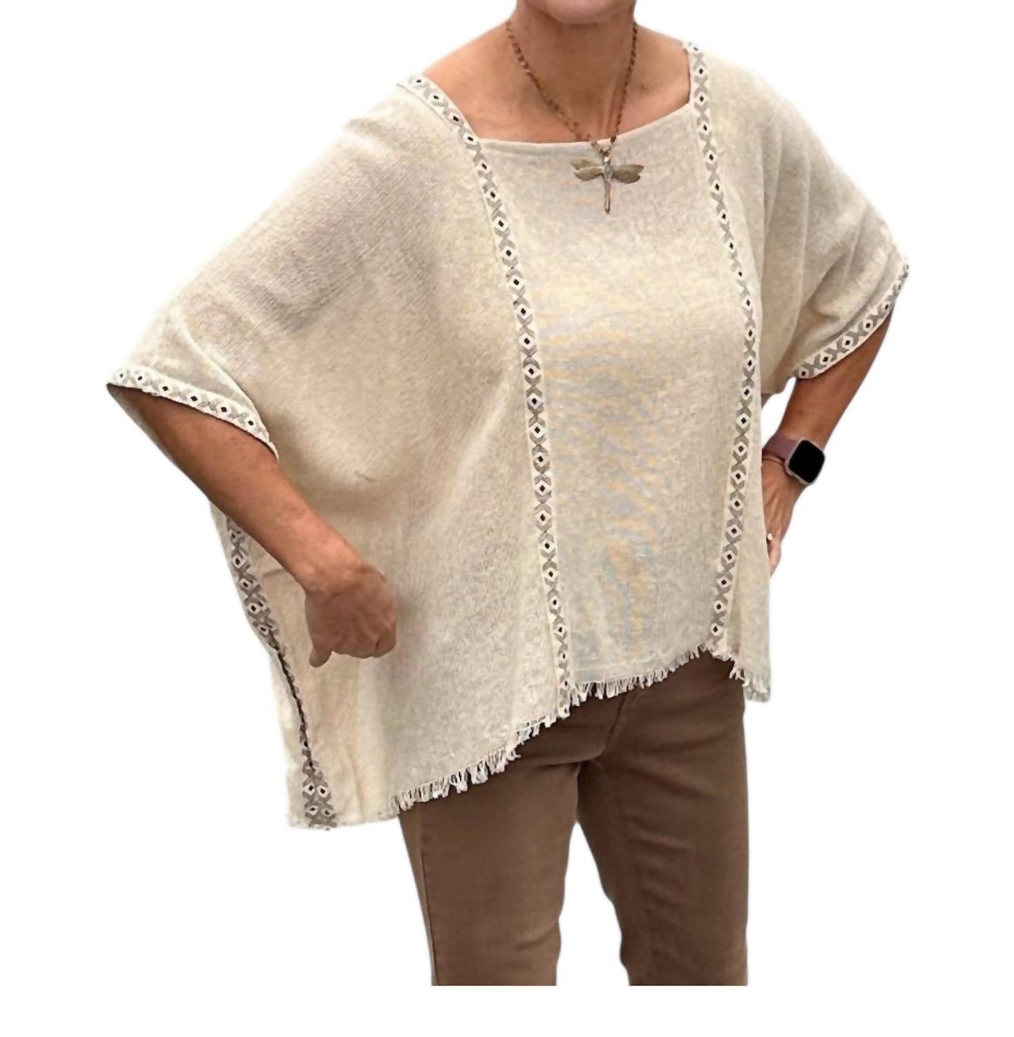 Namsar - Short Sleeve Linen Top