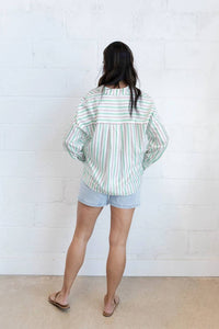 Ichi - Katy Stripe Top