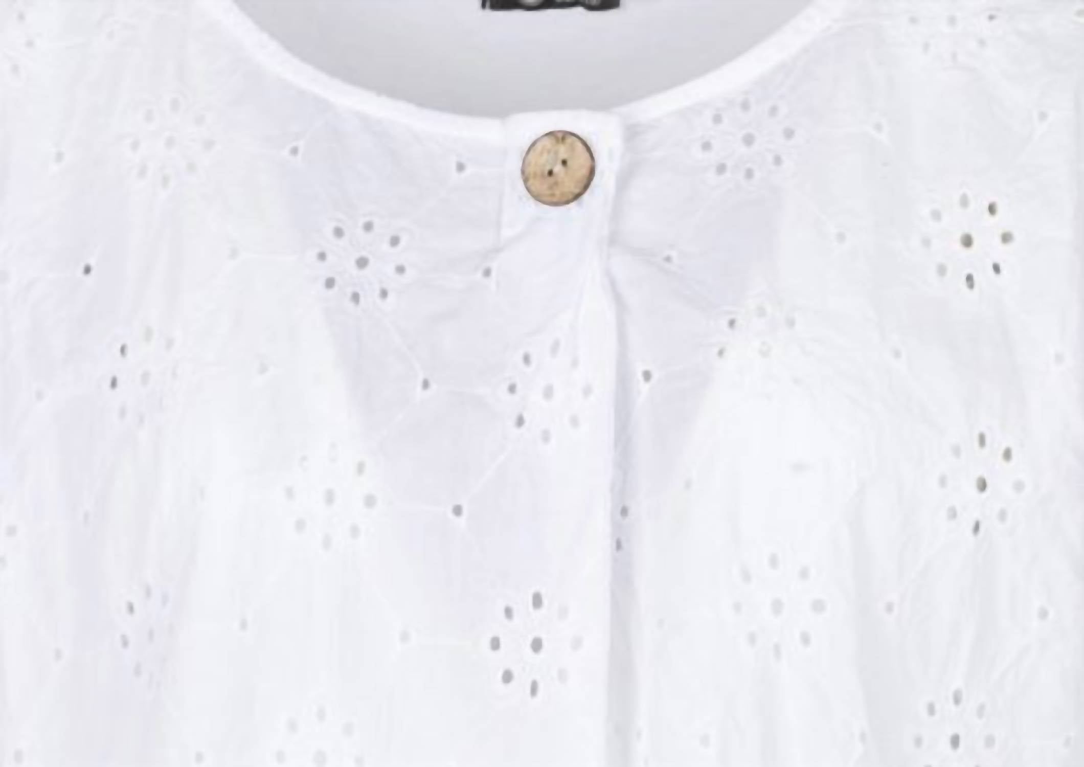 M Made In Italy - Ladies Eyelet Cap Sleeve Top