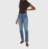 Lola Hats - Kristine Mid Rise Straight Jeans