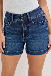 Judy Blue - High Waist Tummy Control Slim Denim Short