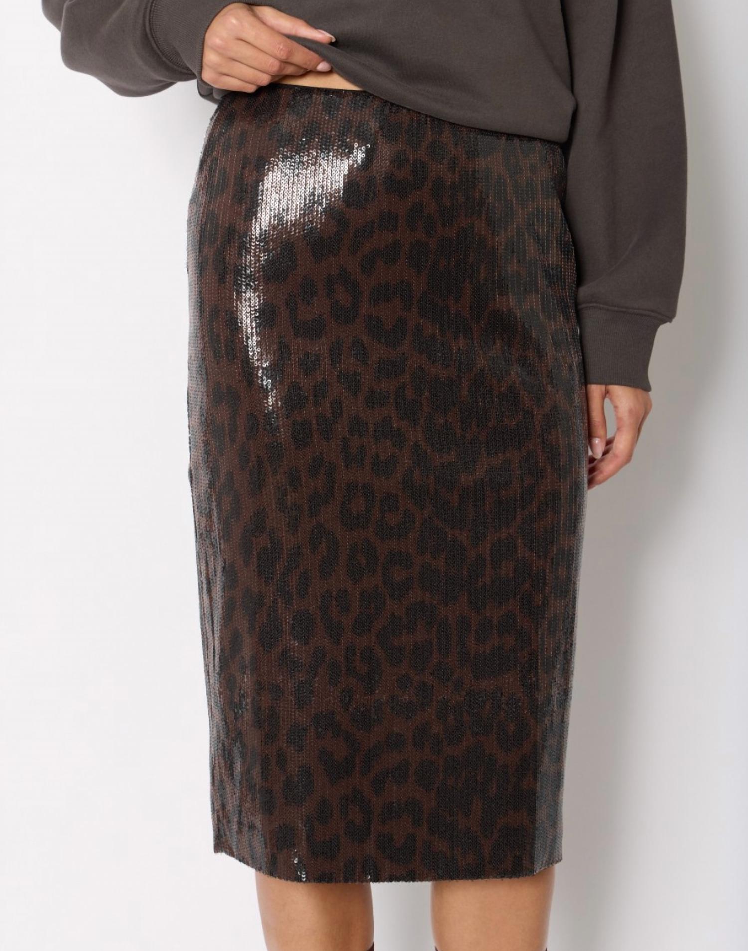 Berenice - Jamyla Sequin Midi Skirt